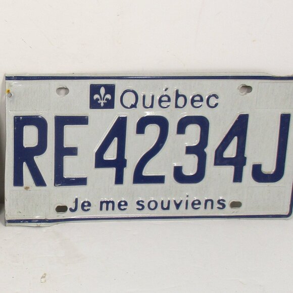 Lot of 10 QUEBEC, CANADA LICENSE PLATES - Je me souviens 1980's - 90's - Picture 10 of 11